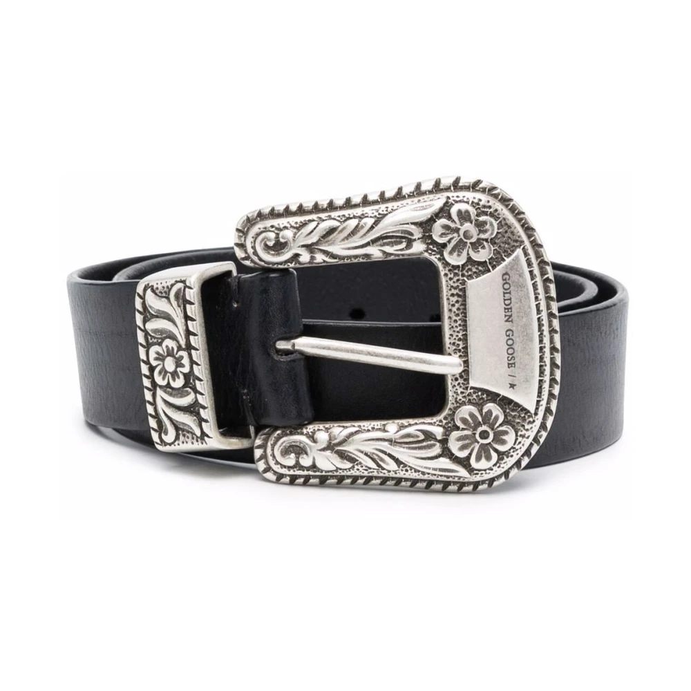 Golden Goose Black Belts, Female, 90 Cm, Belt