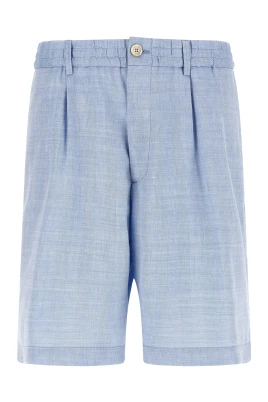 Chevron Bermuda Shorts