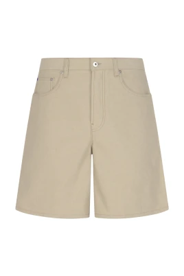Equestrian Knight Design Denim Shorts