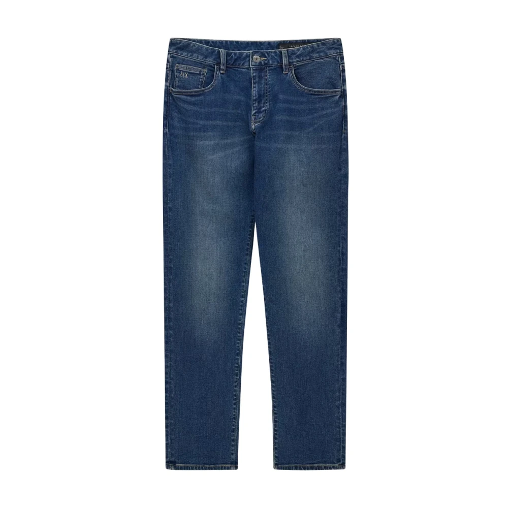 Armani Exchange Men's Blue Stylish Trousers For - Straight Fit Jeans - W31 - Jeans
