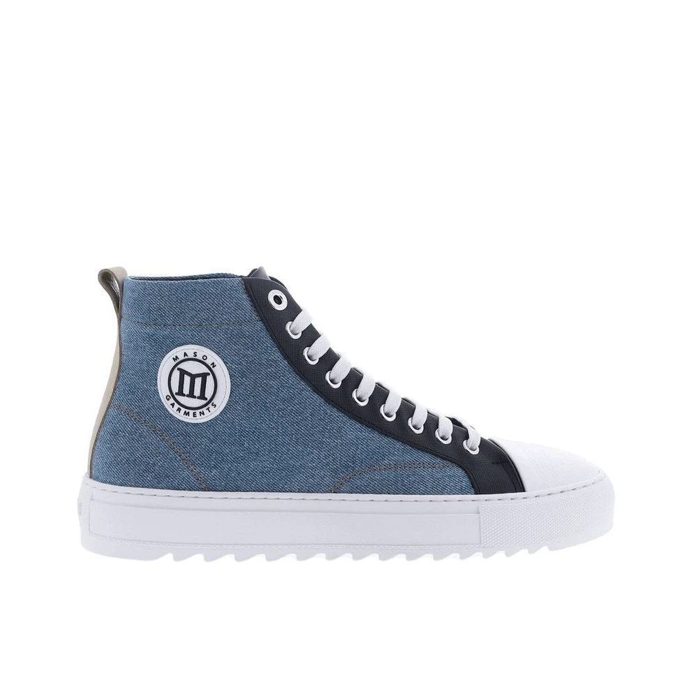 Mason Garments Astro Hightop Sneaker Heren Schoenen Blauw