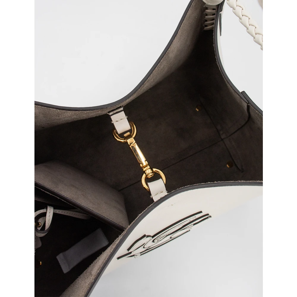 ETRO Iconische Bucket Bag met Interne Clutch White Dames