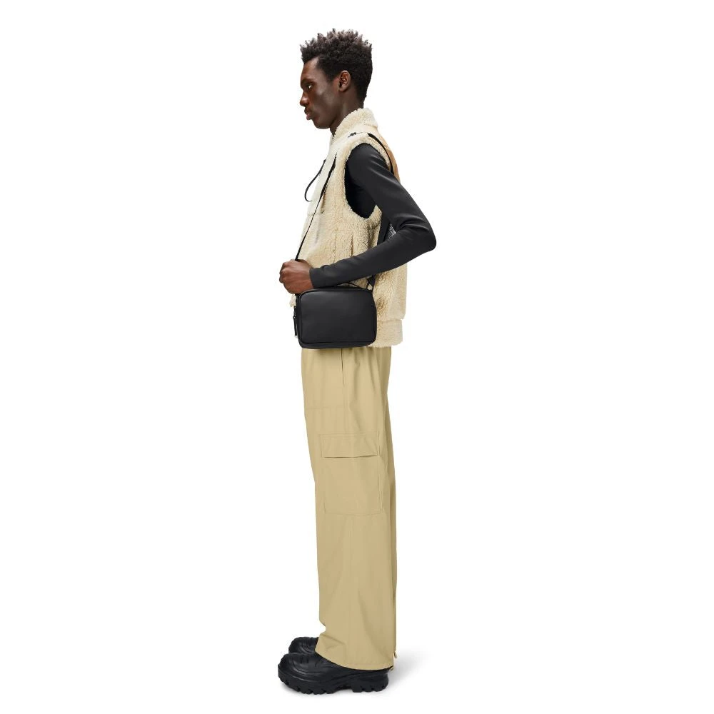 Rains Waterdichte Box Bag met Verstelbare Band Black Dames