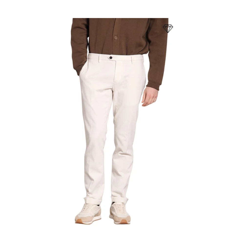 Mason's Uomo Bianco Pantaloni, 2XL, New,