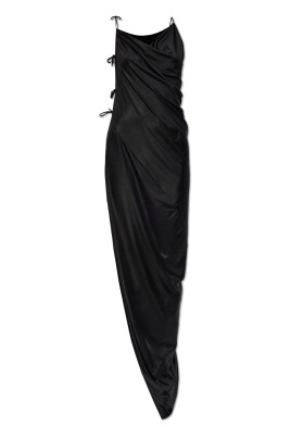 asymmetrical dress ego Rick Owens Ribbed One Shoulder Dress main image 1