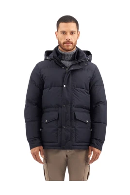 Navy Pufferjacka