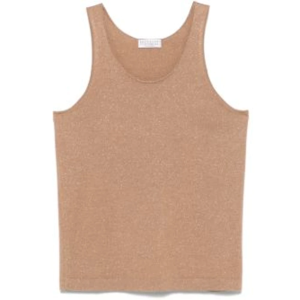 Tops > Sleeveless Tops - - Brunello Cucinelli - Modalova