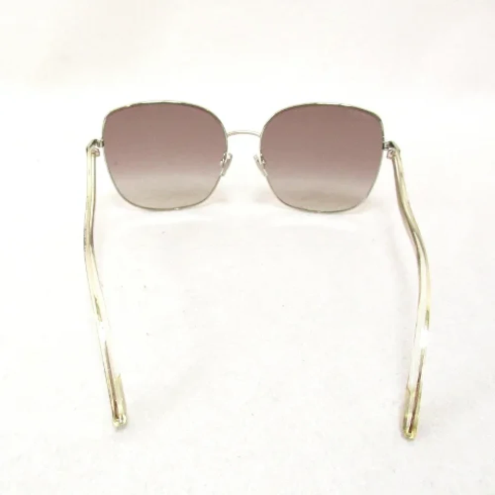 Jimmy Choo Pre-owned Plastic sunglasses Brown Dames