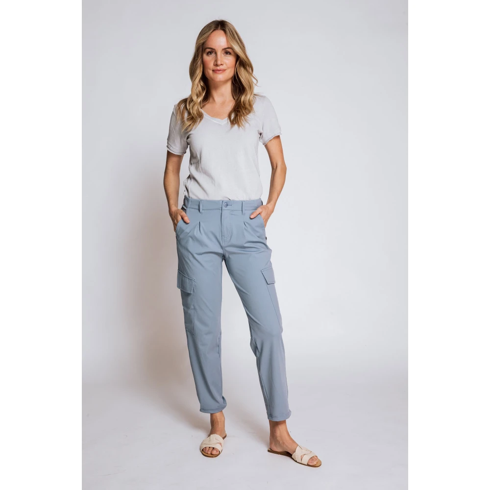Zhrill Cargobroek Blauw Blue Dames