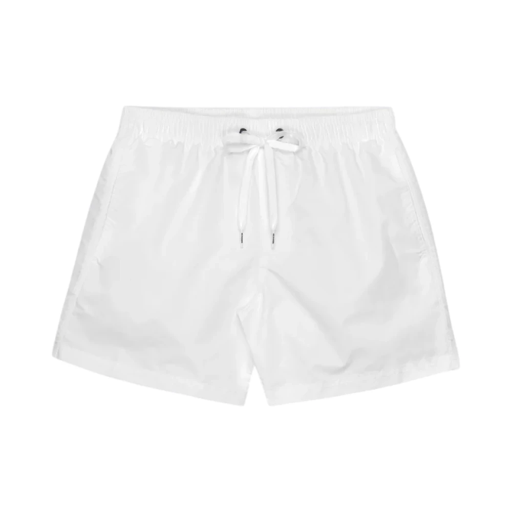 Sundek Men's White Beachwear, S, Sea Clothing