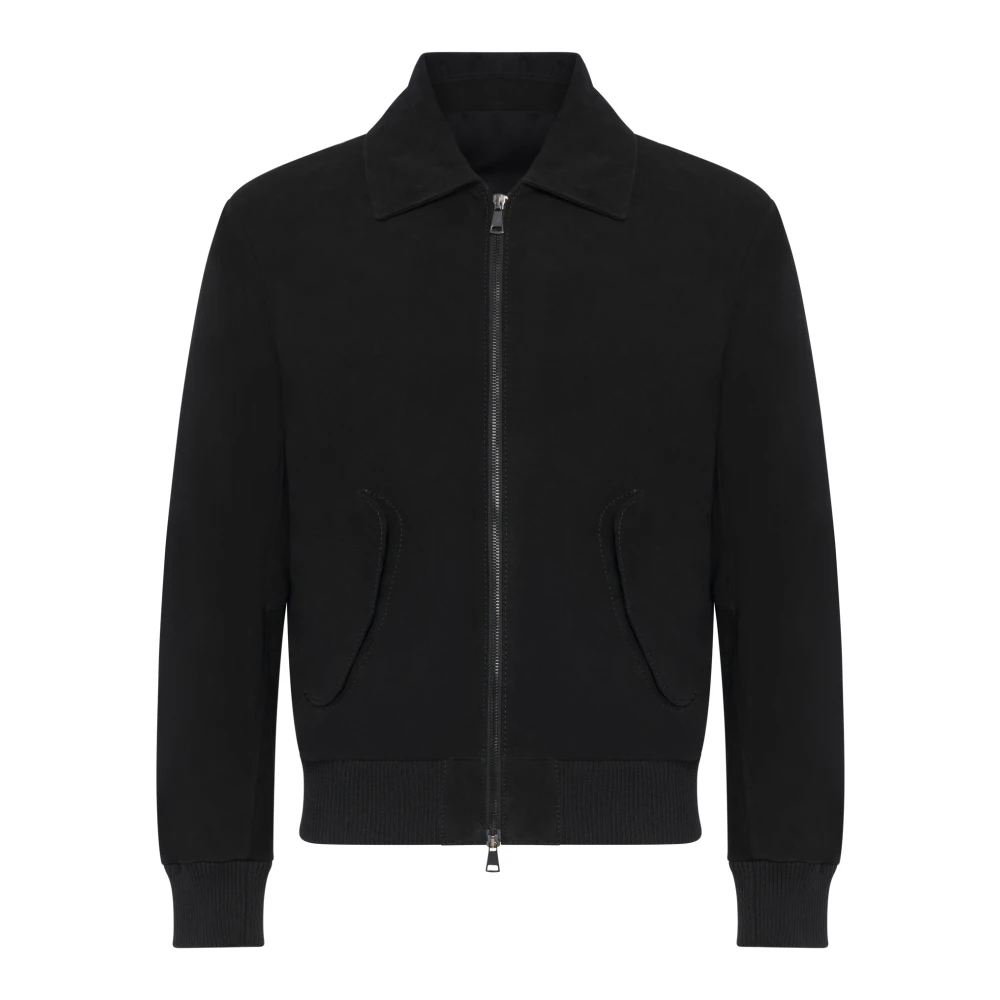 Franzese Collection Men's Black Leather Jackets, 2XL, Bugatti Jacket