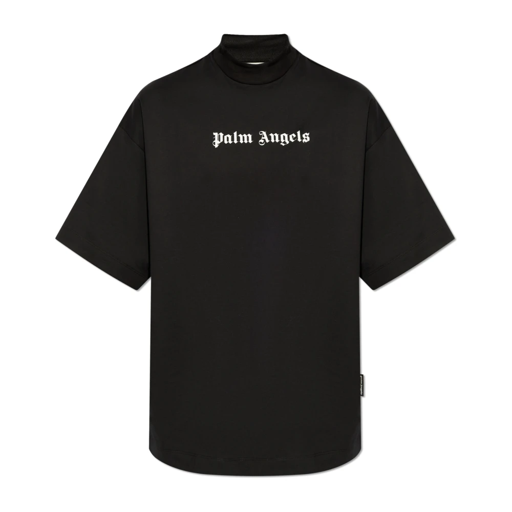 Palm Angels T-shirt met logo Black Dames