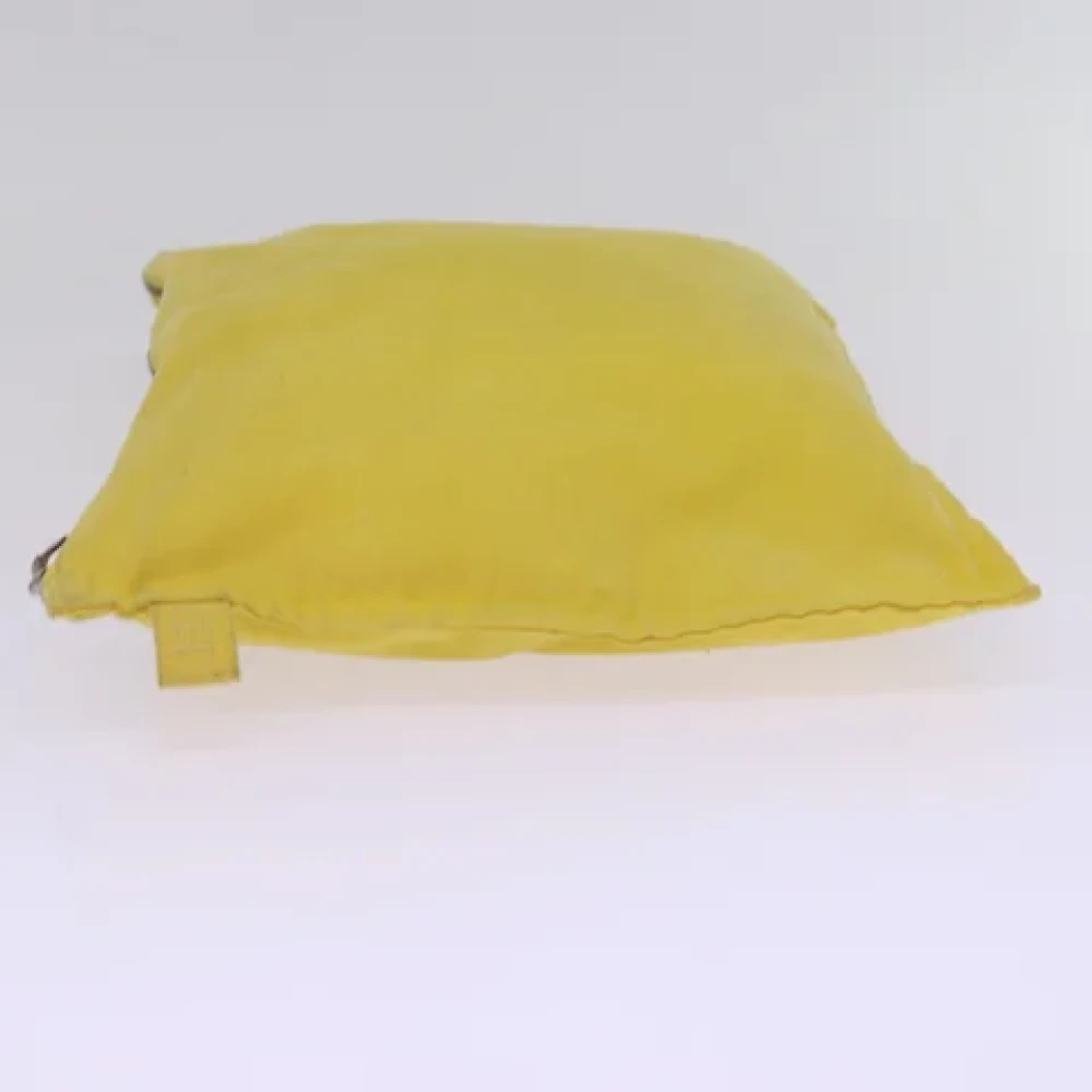 Hermès Vintage Pre-owned Canvas pouches Yellow Dames