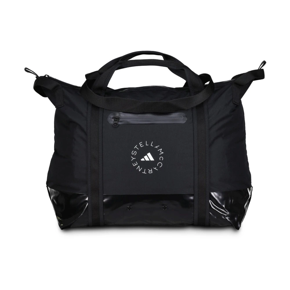 Adidas by stella mccartney Stella McCartney Dames Logo Tote Tas Black Dames