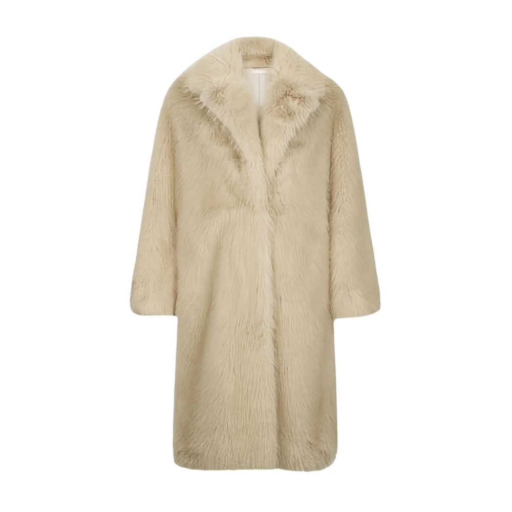Liu Jo Damen Beige Mäntel, Xsgröße: