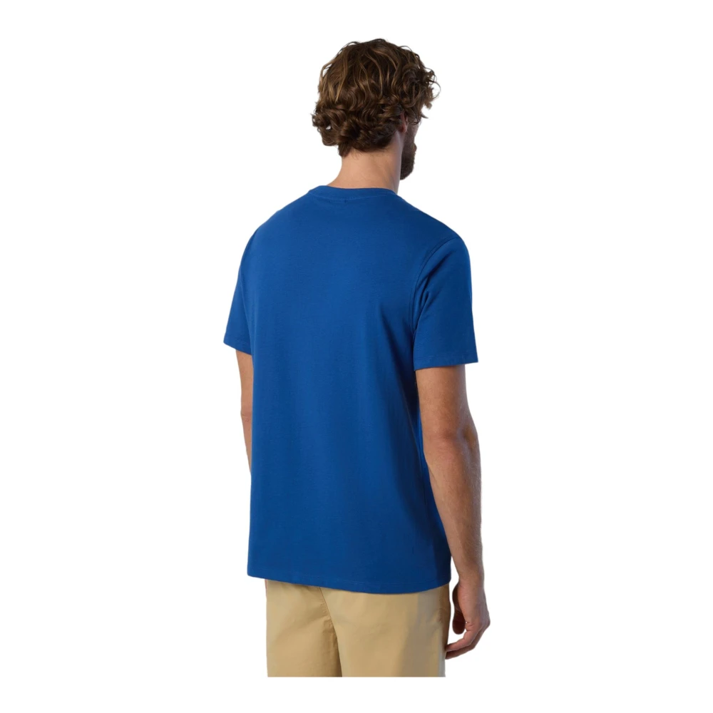 North Sails Korte Mouw T-shirt Blue Heren