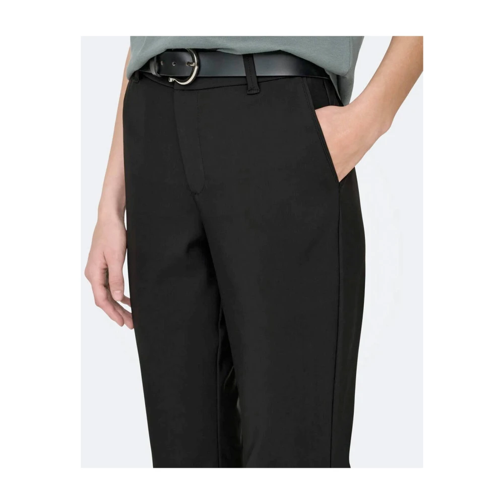 Only Reis Flared Broek Black Dames