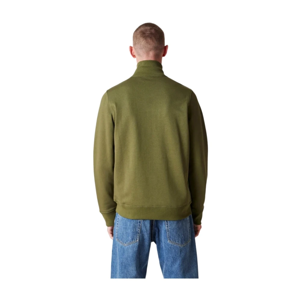 Paul Smith Zebra Logo Zip Sweatshirt Green Heren
