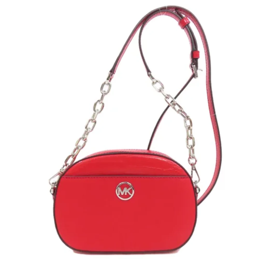 Michael Kors Pre-owned Leather shoulder-bags Red Dames