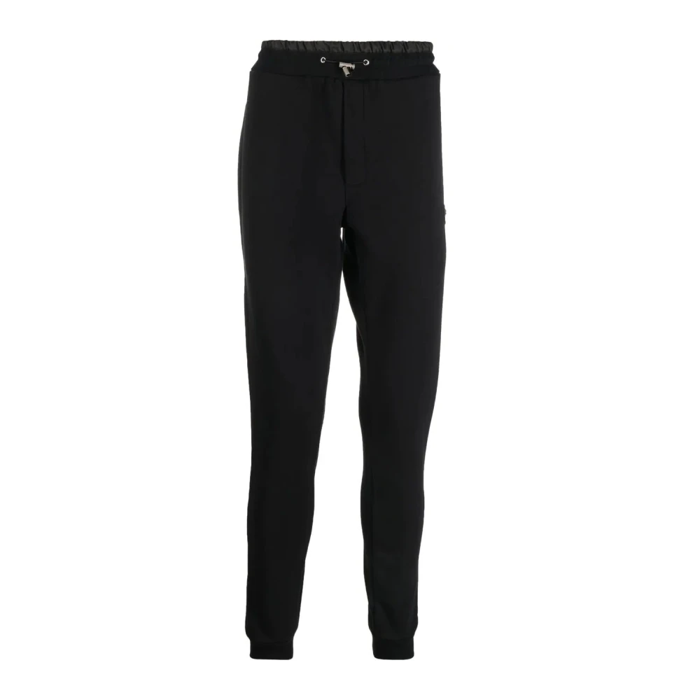 Philipp Plein Hexagon Casual Activewear Joggingbyxor Svart Black, Herr