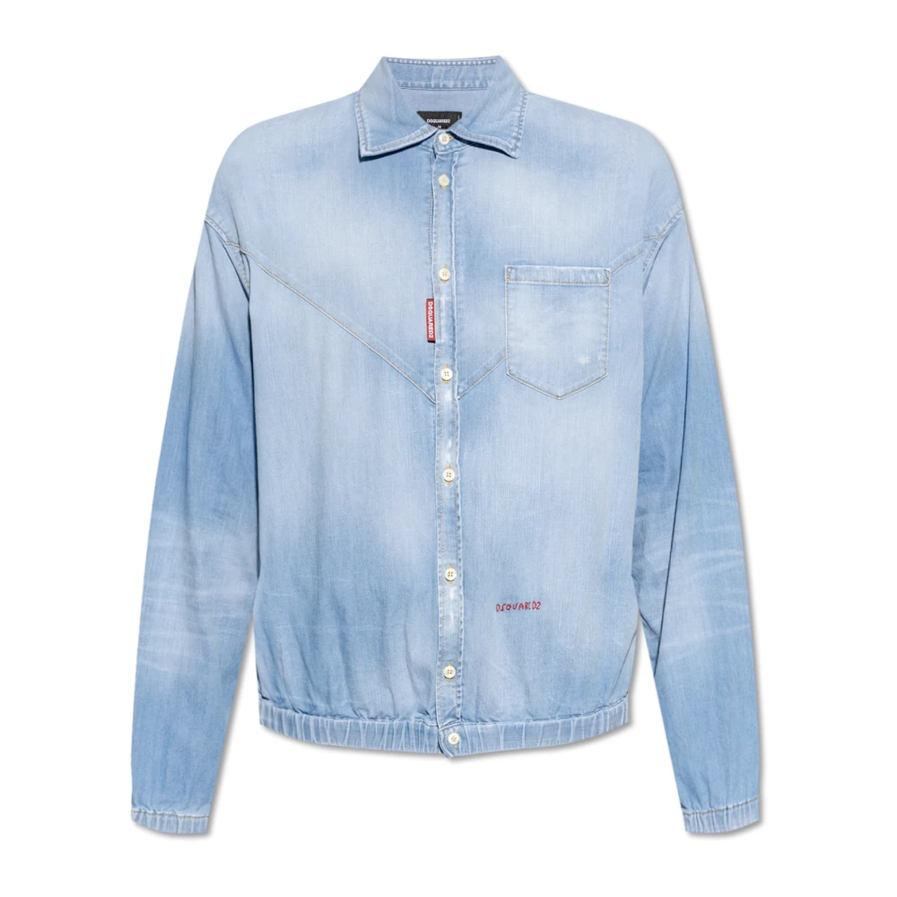 Dsquared2 Denim overhemd Blue Heren