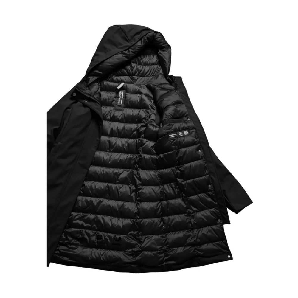 BomBoogie Zwarte Winter Parka Jas Black Dames