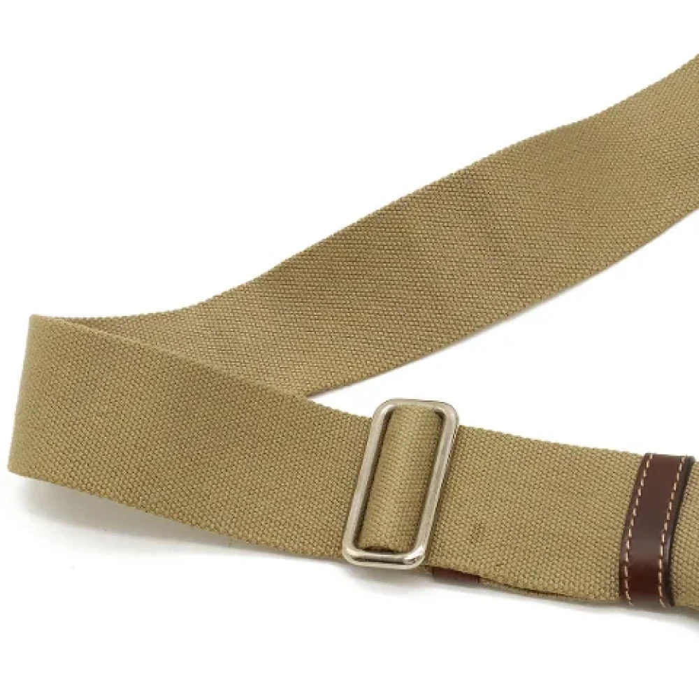 Prada Vintage Pre-owned Canvas crossbody-bags Beige Dames