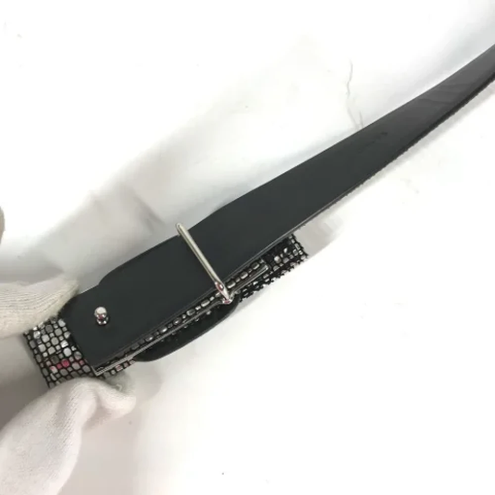Salvatore Ferragamo Pre-owned Leather belts Black Dames