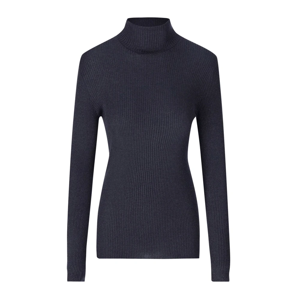 BRUNELLO CUCINELLI Turtleneck Sweater Blue Dames