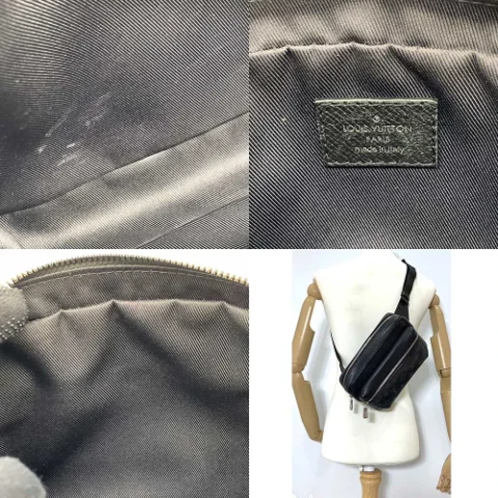 Louis Vuitton Vintage Pre-owned Canvas louis-vuitton-bags Black Heren
