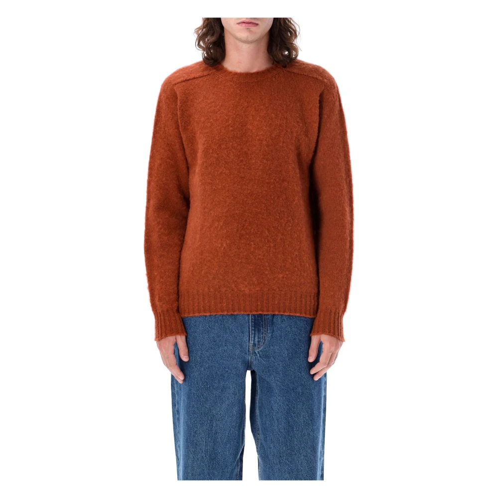 Howlin' Shaggy Bear Gebreide kleding Nuts Aw24 Brown Heren