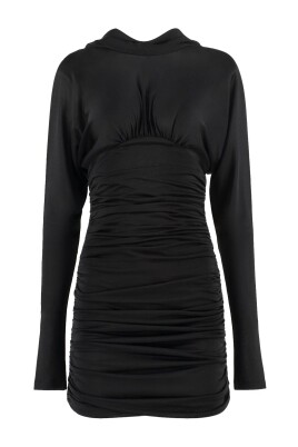 backless-mini-dress-with-ruched-detailing