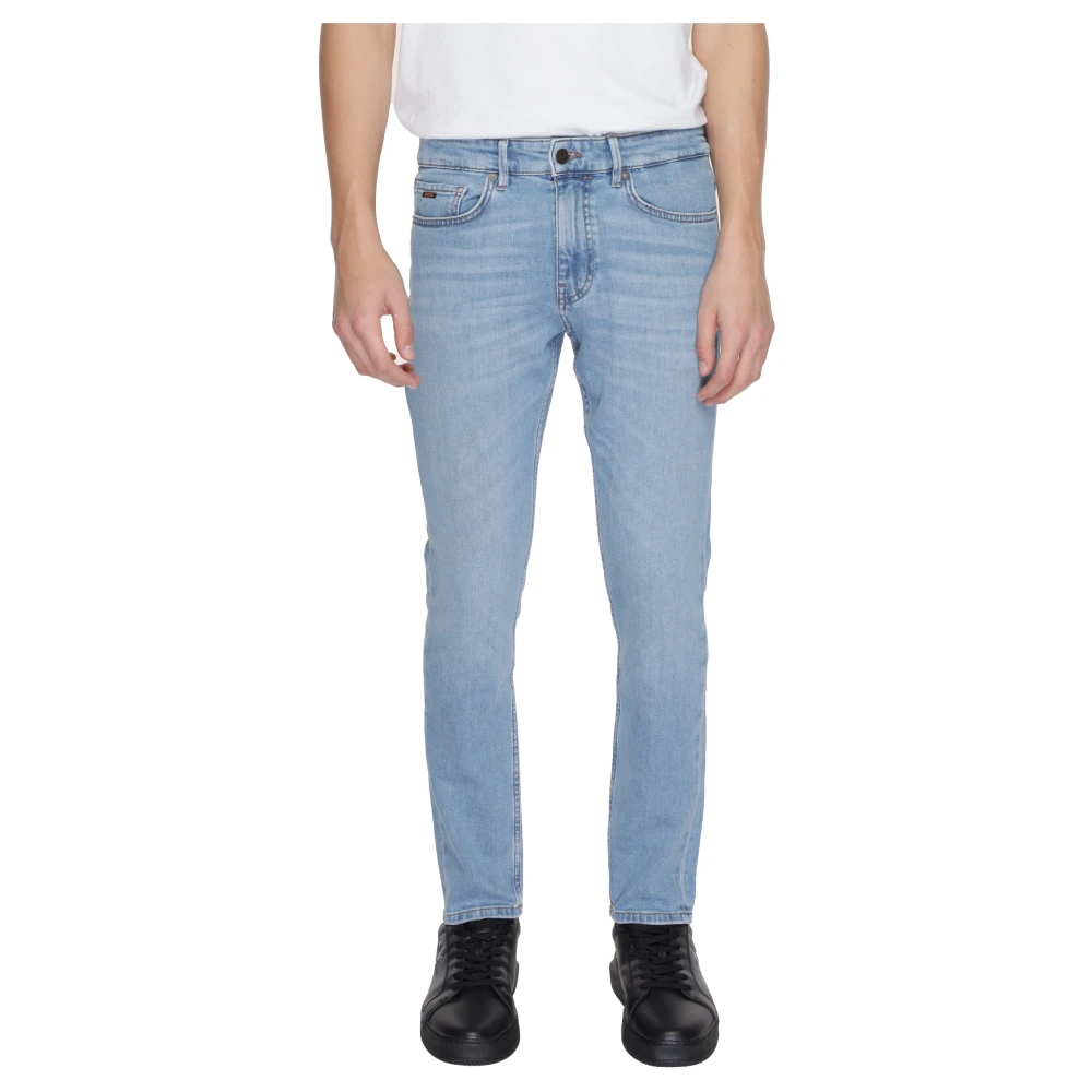 Hugo Boss Tapered Jeans Lente Zomer Collectie Blue Heren