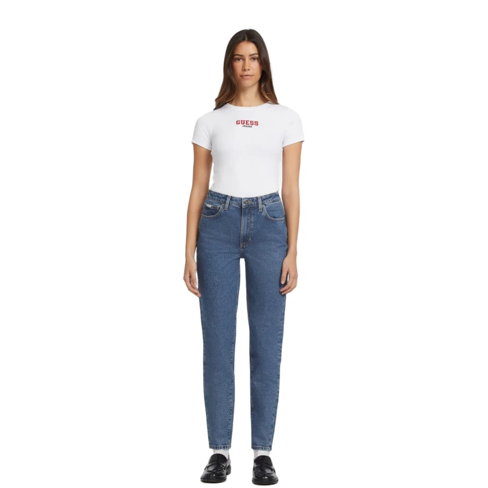 Guess Klassieke Straight Fit Denim Jeans Blue Dames