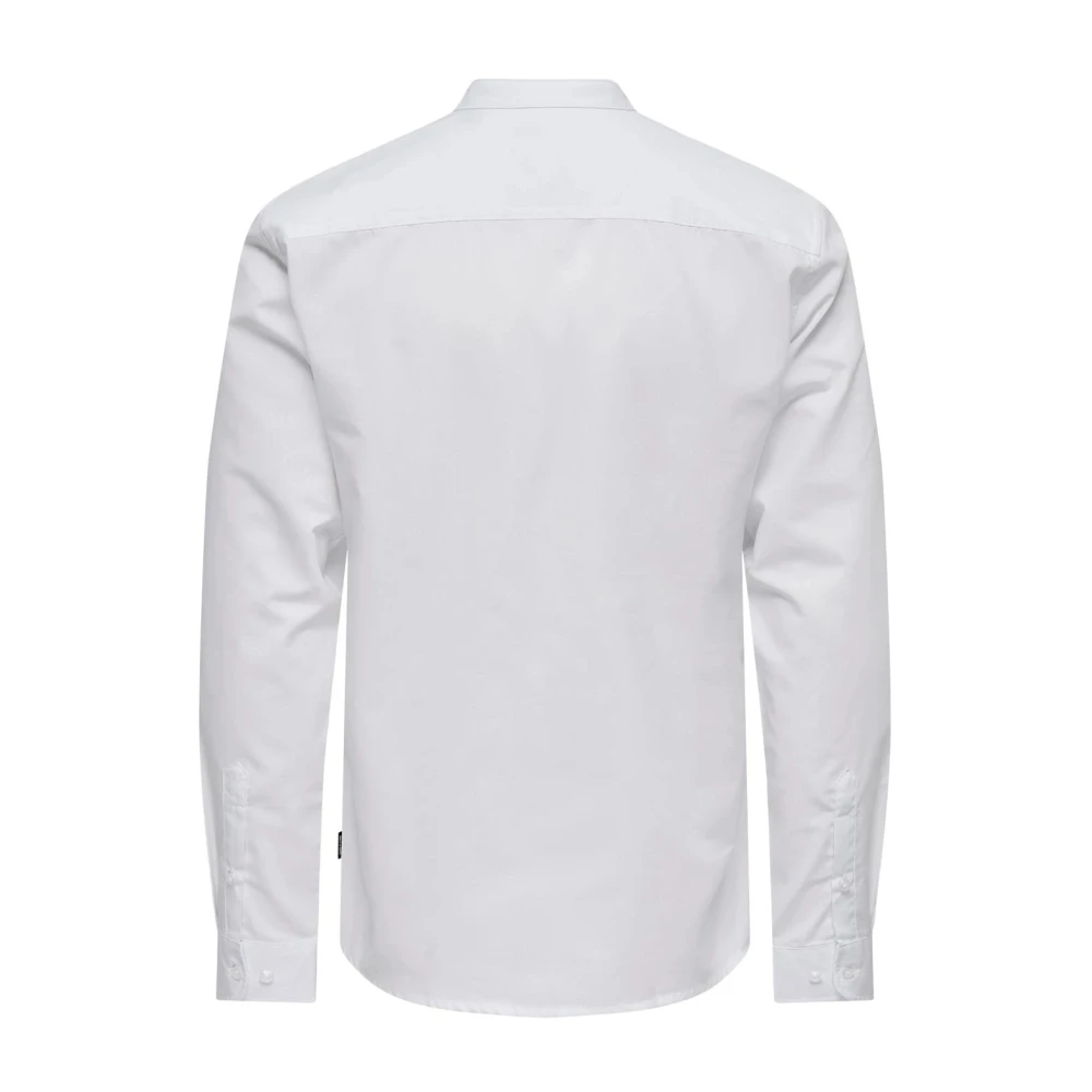 Only & Sons Klassieke Witte Overhemd White Heren