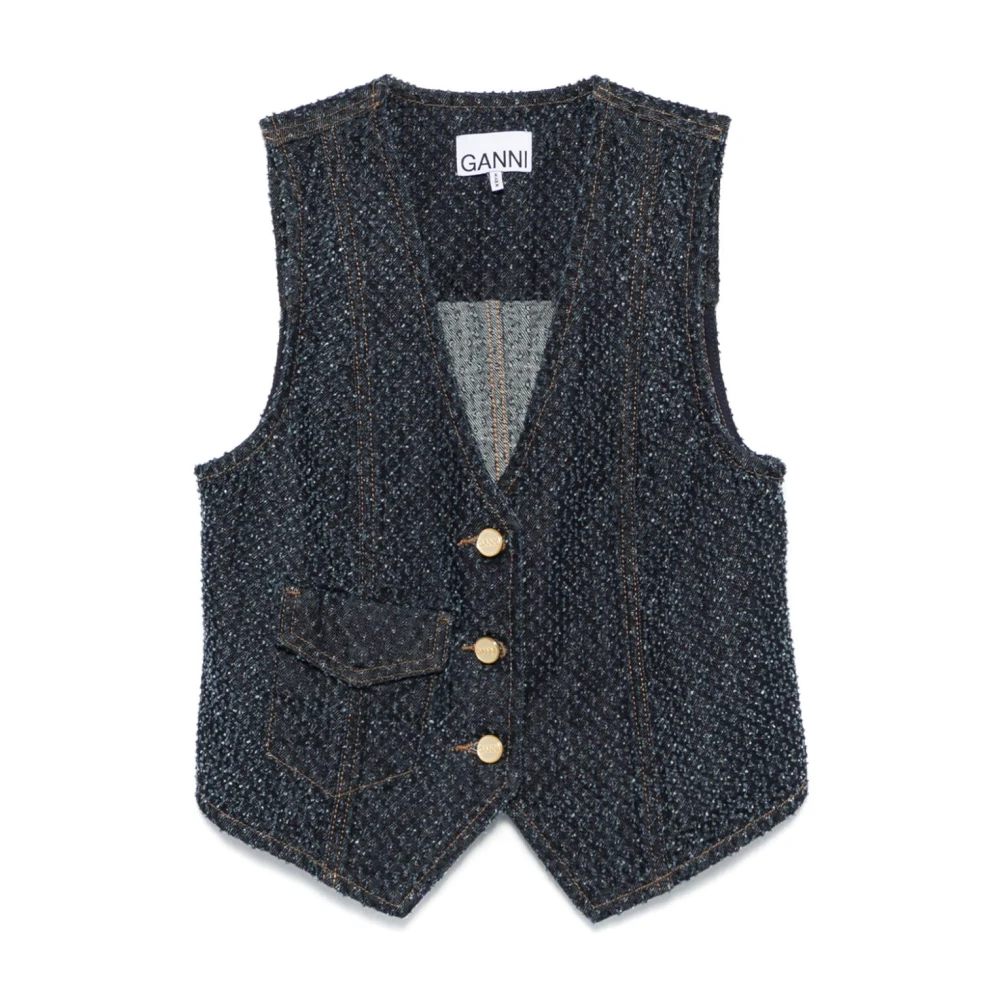 Ganni Stijlvolle Sweaters Collectie Gray Dames