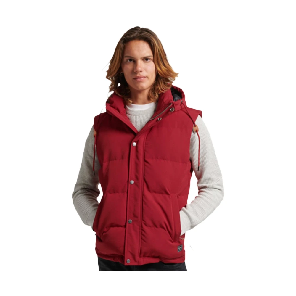 Superdry - Jackets > Vests - Red - Superdry - Modalova