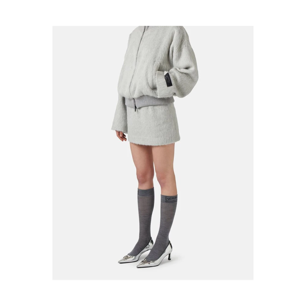 Iceberg Velours stof minirok Gray Dames