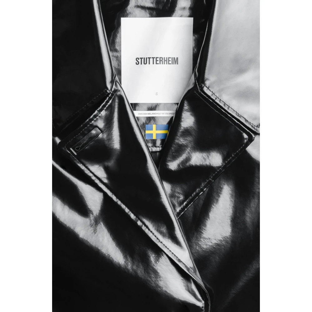 Stutterheim Opal Regen Trenchcoat Black Dames