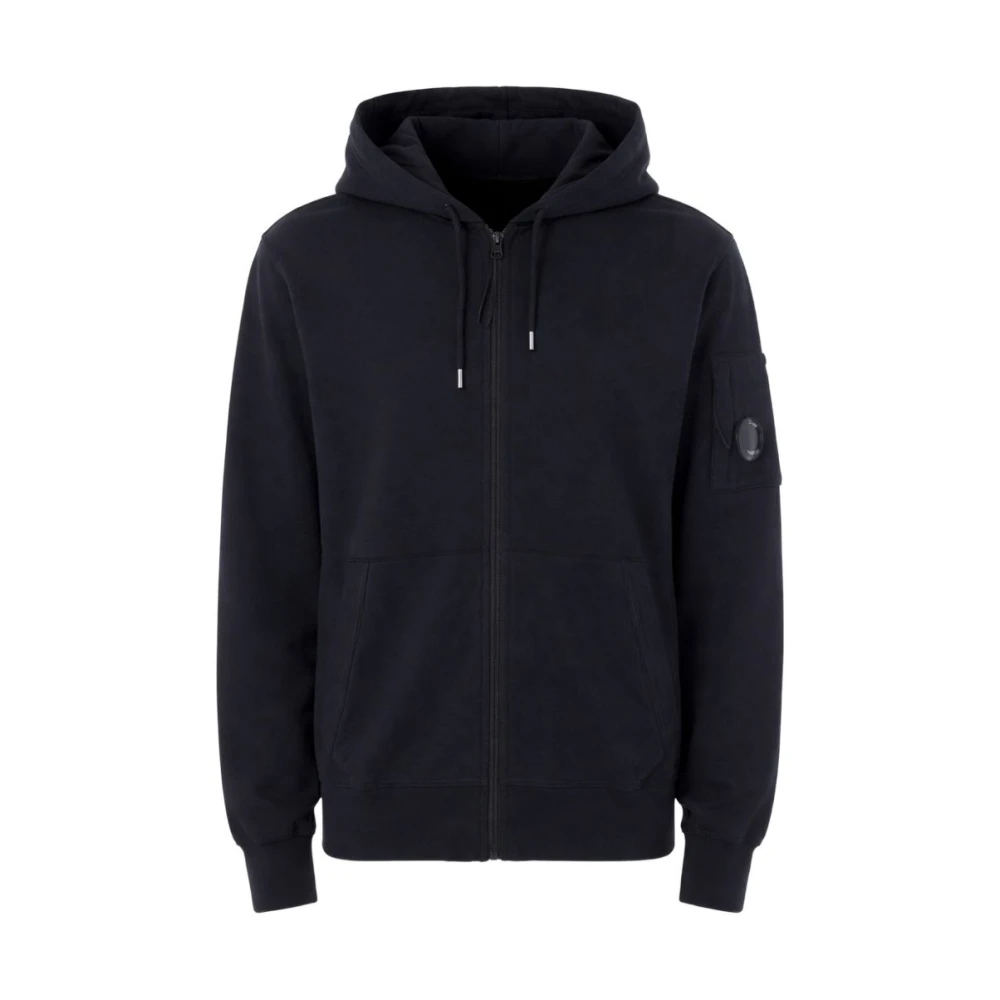 C.p. Company Men's Blue Jumpers - Zip-Throughs - Xl - Sweatshirts & Hoodies