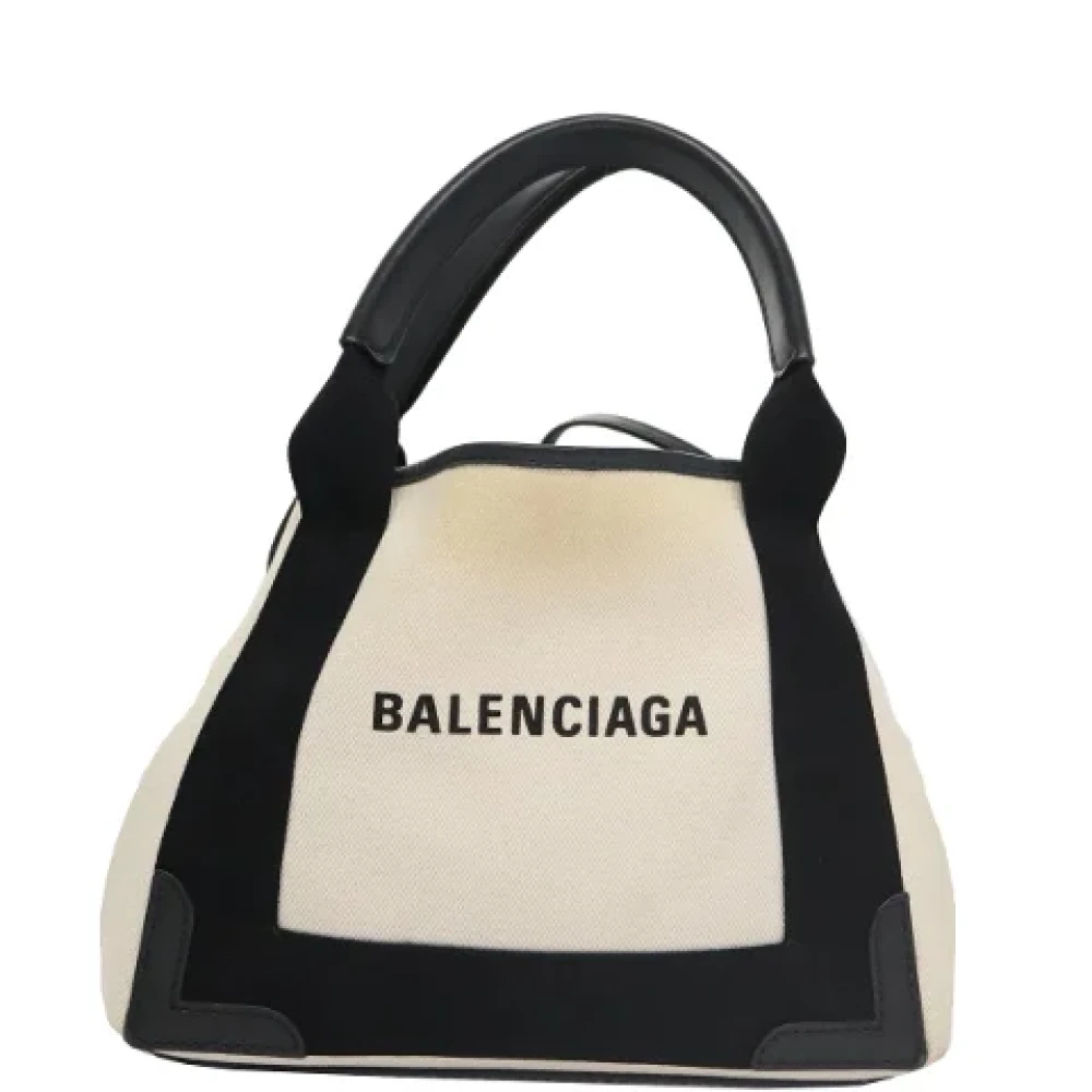 Balenciaga Vintage Pre-owned Canvas balenciaga-bags White Dames