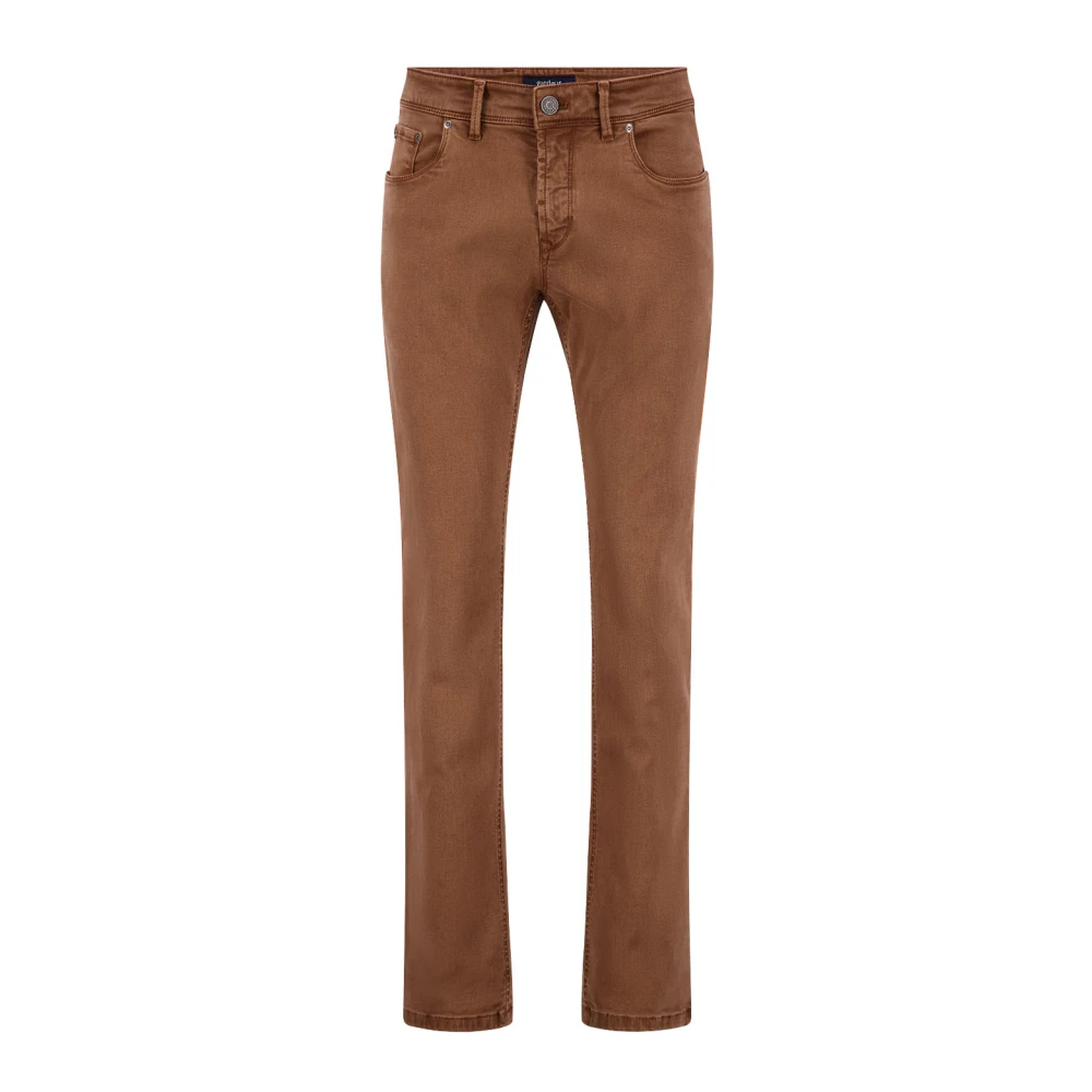 Gardeur Bruine Slim Fit Jeans Brown Heren