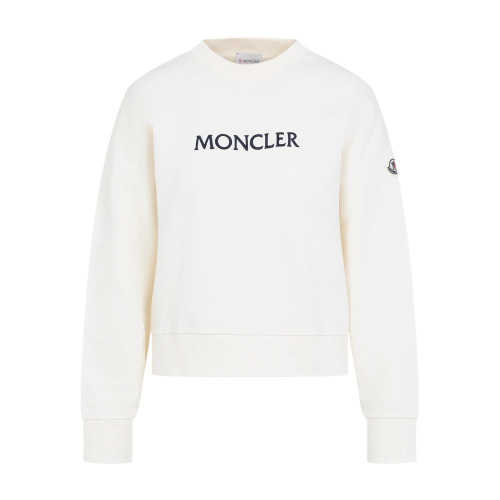 Moncler Witte Sweatshirt met Stijl 037 White Dames