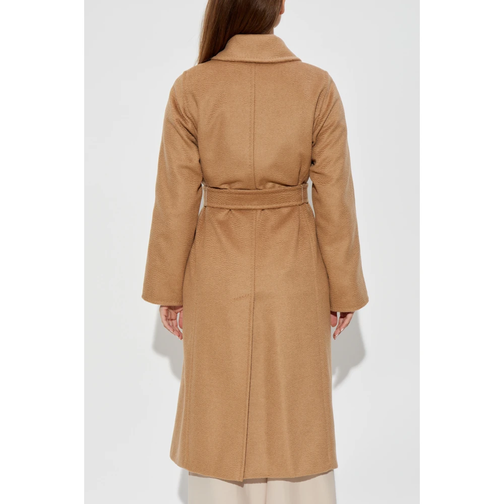 Max Mara Wollen jas Beige Dames
