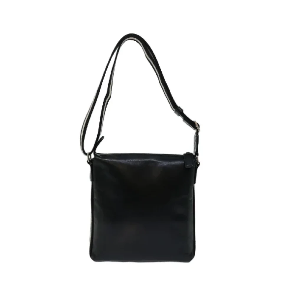 Bally Pre-owned Leather shoulder-bags Black Dames