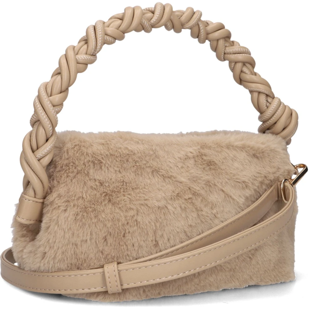 Notre-v Beige Faux Fur Schoudertas Beige Dames