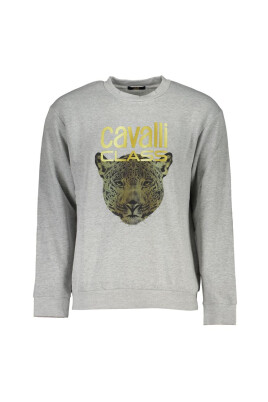 sweatshirt-designer-gris-avec-col-rond