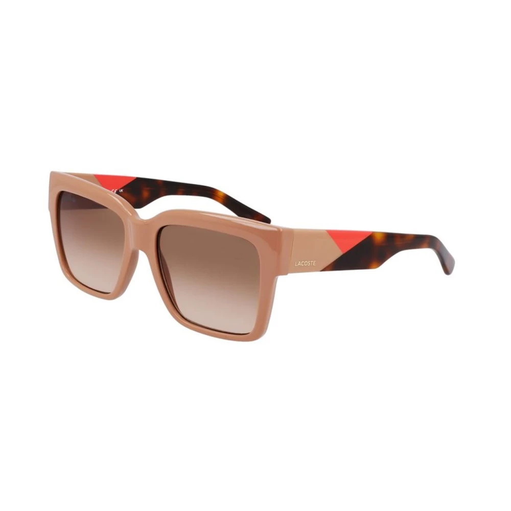 Lacoste Women's Beige Sunglasses, 55 Mm, Authentic Glasses With Top-Notch Service