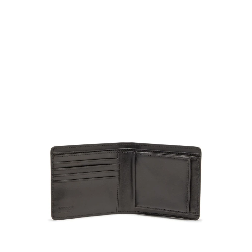Diesel Zwarte Portemonnees voor Mannen Black Heren