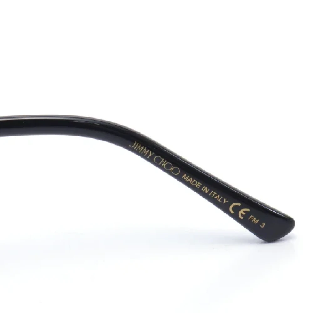 Jimmy Choo Pre-owned Plastic sunglasses Black Dames